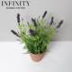 Simulated Artificial Flower Potted Plant with Red Clay Flower Pot, Lavender, French Pastoral Style, Nordic Decorative Home Furnishings