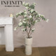Artificial Bougainvillea Tree Potted Plant Indoor Decoration Green Plant Ornament Living Room Fake Flower Tree Commercial Display Design Soft Decoration