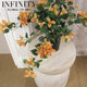 Artificial Bougainvillea Potted Plant with Floating Branches, Greenery, Fake Flower Ornament for Home Decoration, Indoor Display, Tabletop Flower, Living Room, Natural Look