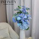 Artificial French-Style Natural Bouquet Finished Product Living Room Decoration Designer Home Use Single Stem Korean Style ins
