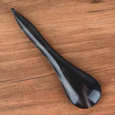 Natural Buffalo horn tendon stick Facial eye scraping plate Vibrator Beauty sheet Meridian acupuncture point pen