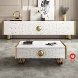 德家 Итальянский легкий роскошный телевизионный шкаф Комбинированный столик для кофейного стола Современная вилла гостиная