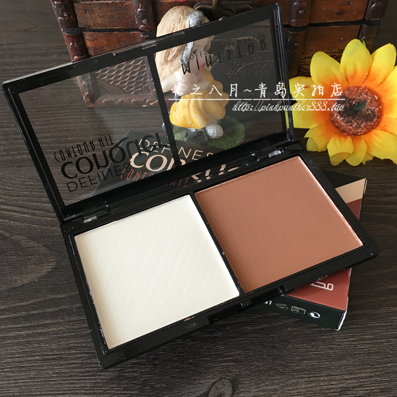 Mỹ siêu thị đơn! Mini * atar độc quyền mới hai màu tinh khiết sửa chữa khoáng chất bóng cao bột highlight catrice