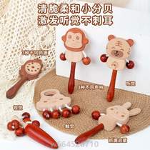 612 newborn baby dial drums 0 calm logs toys - grasp can ringing the bell training month baby nibbling a - hand