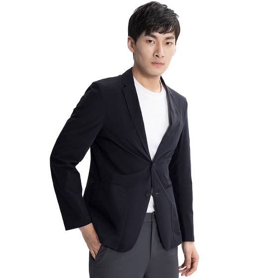 
[Elastic Air Conditioning Suit] Yiwen Casual Suit Lone Jacket Men's Working Machinery and Wear-resistant Business Light and Light Small Suit