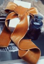 Velvet Ribbon Hairband Japanese imported DIY double-sided wide velvet ribbon jewelry flocking webbing accessories super wide