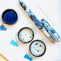 Spot] Taiwan TENNY Tianyi famous pen camouflage Camouflag handmade pen Blue