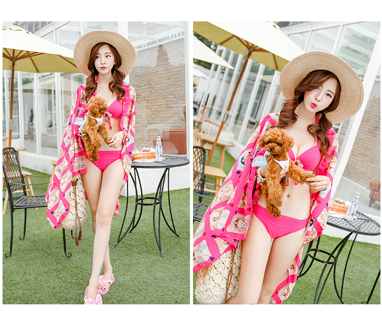 Bãi biển đôi trăng mật đi du lịch cặp đôi áo tắm bộ thép tấm bikini mạng che mặt ba mảnh nữ nóng bỏng tắm phù hợp - Vài đồ bơi đồ đôi đi biển 2020