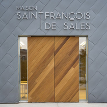 Luminous word signboard outdoor door head borderless word led stainless steel acrylic resin art simple modern light box