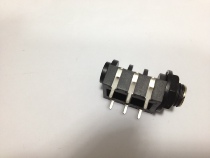 6 35 seats 6 5 Microphone Straight Socket Audio Seat Sound Accessories Double Track Plastic Leech Base Gold Mouth