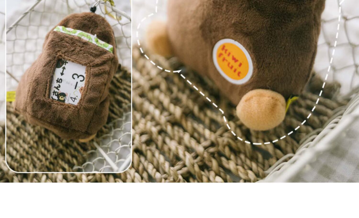 Belly home Wombat gia đình hoạt hình ví tiền xu sáng tạo Gói thẻ kính thiên văn sang trọng túi lưu trữ mini K73 - Ví tiền ví mini