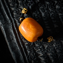 Collection HIGH PORCELAIN CLOSE NATURAL ANTIQUE OLD NECTAR WAX BARREL PEARL PENDANT OLD FLOWER WAX NECKLACE MALE AND FEMALE WITH COLLARBONE CHAIN ACCESSORIES