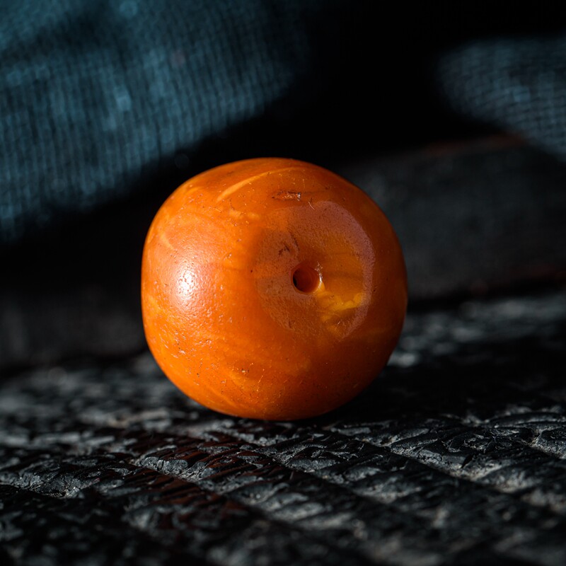 Collection of extremely personality characteristics Old orange peel antique old flower wax pendant male and female money chain accessories Accessories Courtesy