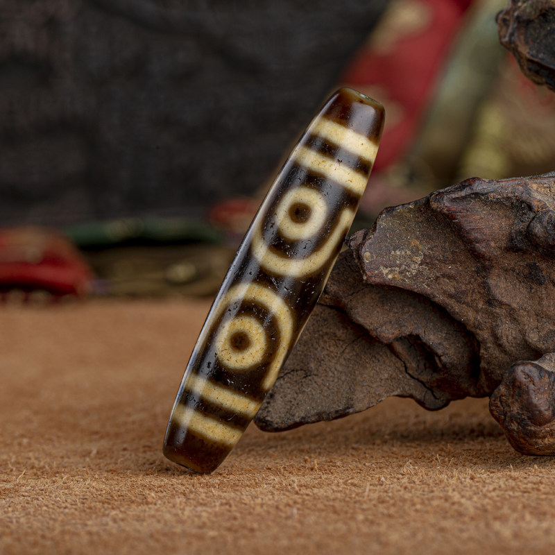 Tibet Genuine Pindi Raw Stone Seven Eyes Celestial Beads Natural Three Eyes Old Sky Pearl Necklace Pendant Handstring Handmade Accessories