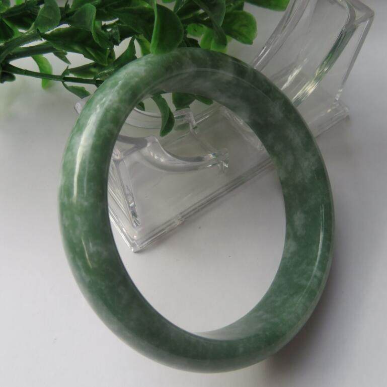 Natural jade bracelet white jade bracelet Guizhou Cuiyu bracelet floating green light green jade bracelet children's jade bracelets