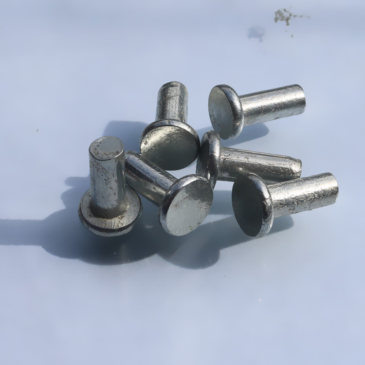 Solid iron rivets Flathead iron rivets galvanized Solid iron rivets Galvanized iron rivets Tin rivet rivets