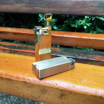 2020 new handmade brass kerosene lighter heavy armor personalized custom vintage grinding wheel creative lettering