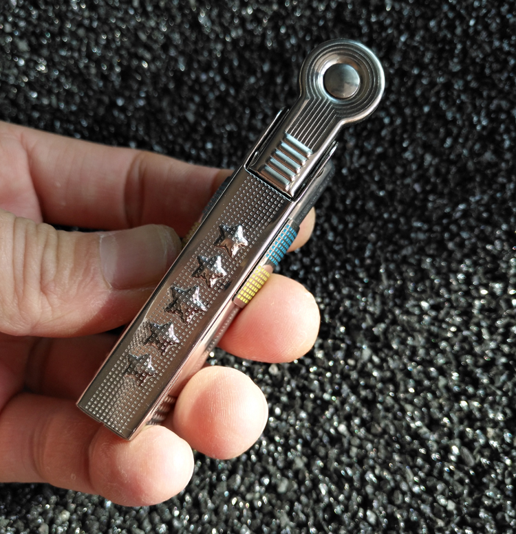 Austrian brand IMCO loves cool kerosene lighter vintage old fashioned windproof 6700 Five Star Hemp Dot Creative Grinding Wheels