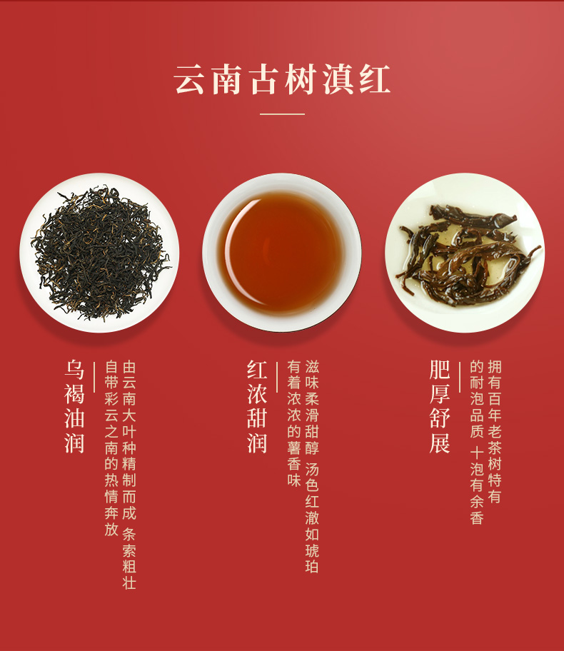 国礼级茶品 卢正浩 双福茶叶礼盒 明前龙井+云南古树滇红 150g 图5