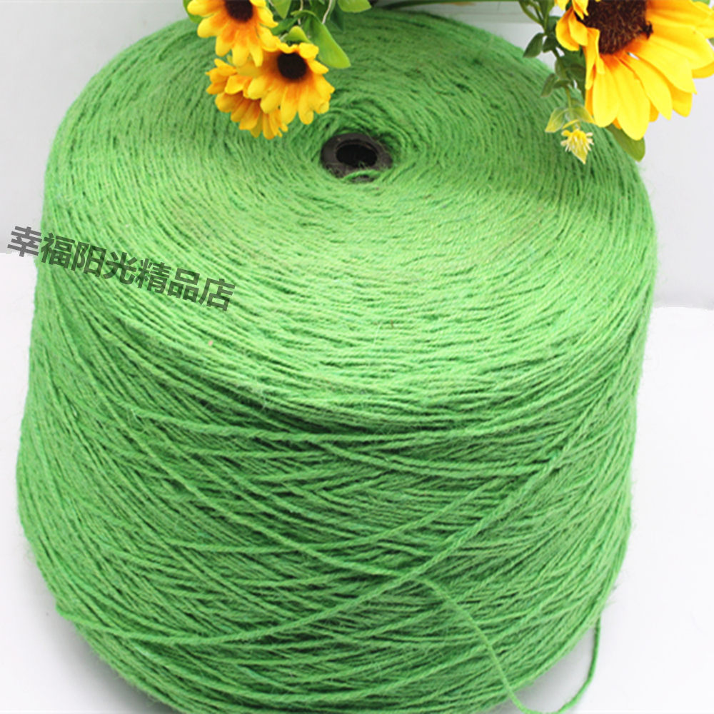 Natural green hemp rope cafe retro decorative rope kindergarten diy hand-woven hemp rope twine binding rope