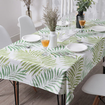 Customized finished fabric tablecloth anti-hot disposable tablecloth tea table tablecloth mat Nordic Net red ins Wind Net Red