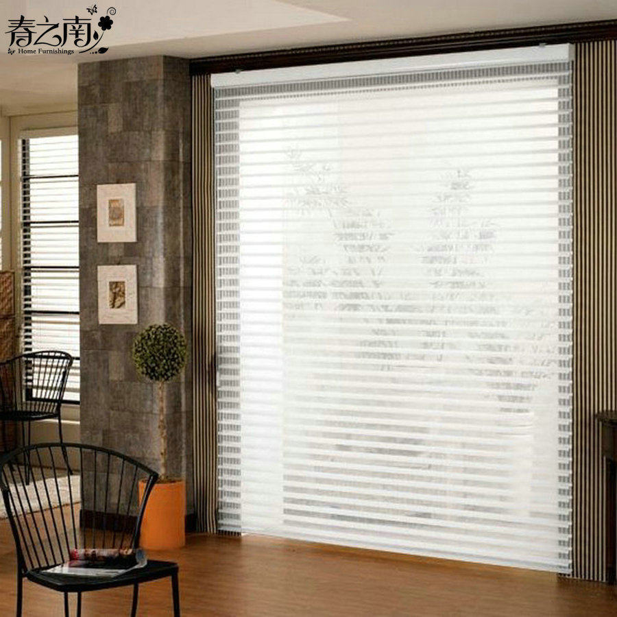 Spring south rolling curtain blinds Shangri-pull curtain dimming bamboo curtain living room bedroom shading custom curtain