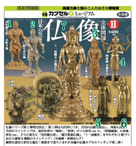 Ocean Hall twisted egg toy Japan treasure Buddha three-dimensional record 2 Guanyin Arhat ornaments (spot)
