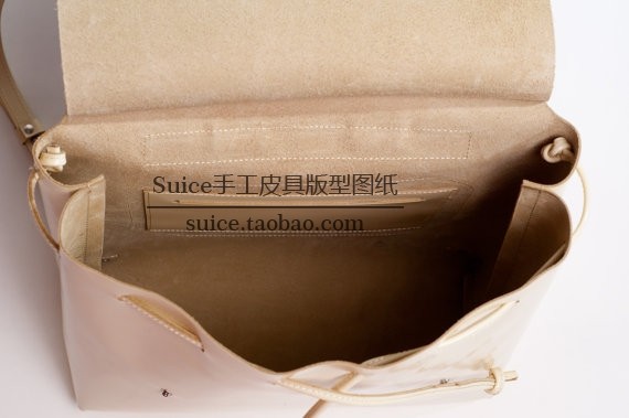 Backpack Leather Goods Pattern Design Handmade Leather Pattern Hand-Sewn Leather Bag School Bag Pattern 13