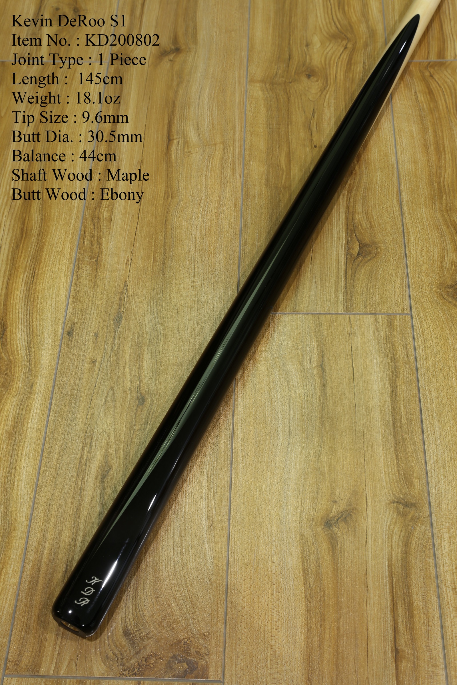< Imperial Table Ball Shanghai Shop > Canada KevinDero di deer billiard cue S1 maple wood front limb -4