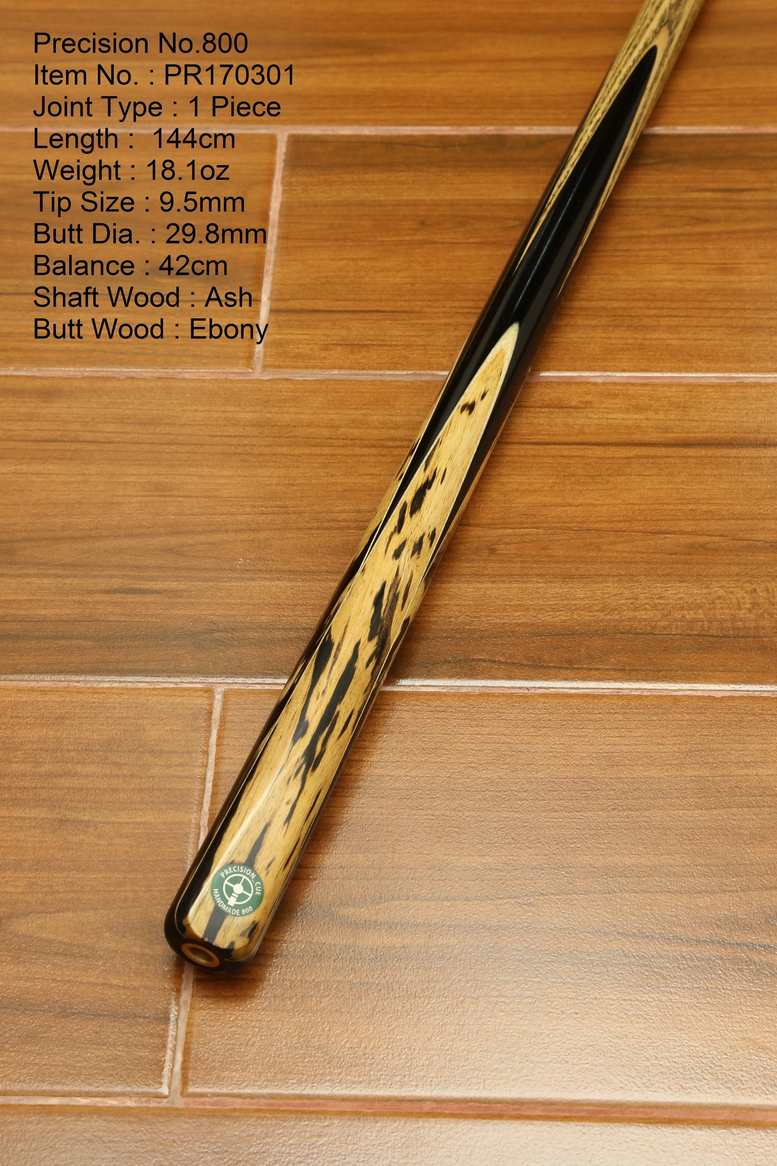 Royal Table Ball Shanghai Shop > Thailand's Precision Table Ball Rod 800 Inserted Black Spotted Wood