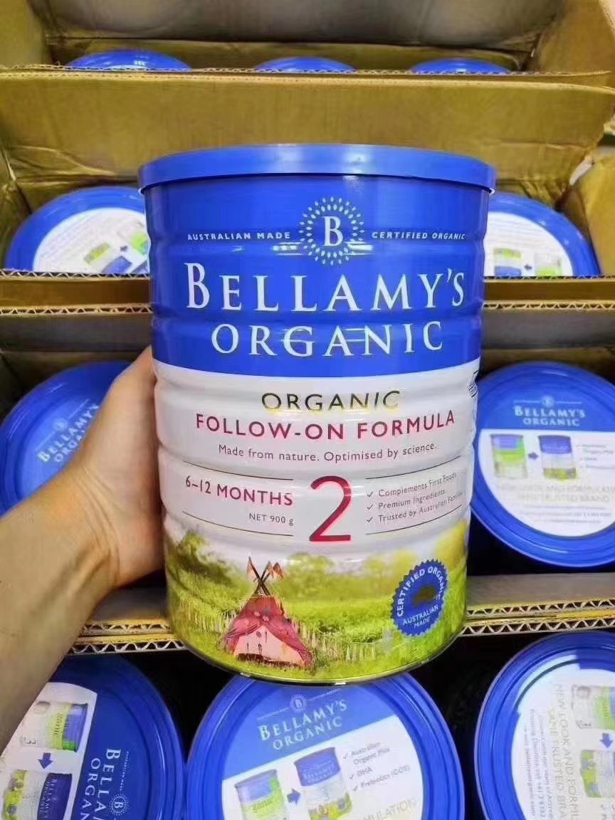Spot Australian original Bellamy Organic Baby milk powder 2 paragraph Two section 14 Province 6 Hall New version-Taobao