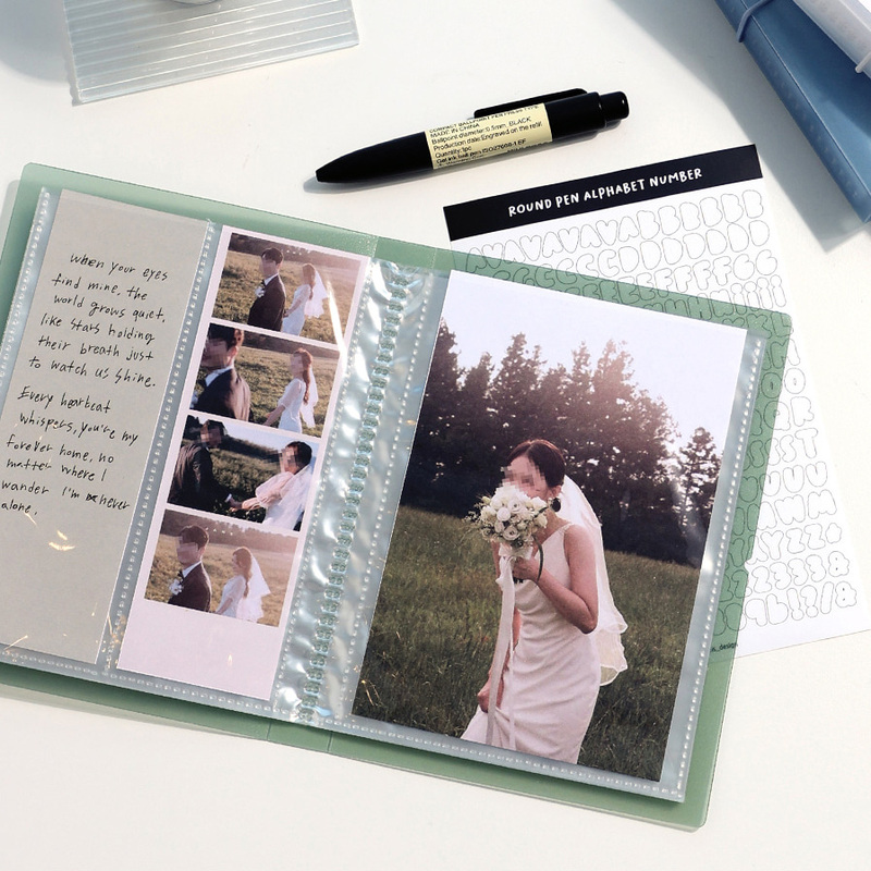 Korean Wannathis Photo Album Stickers with Four Panels 4x6inch Guka Four-Frame Photo Storage Book