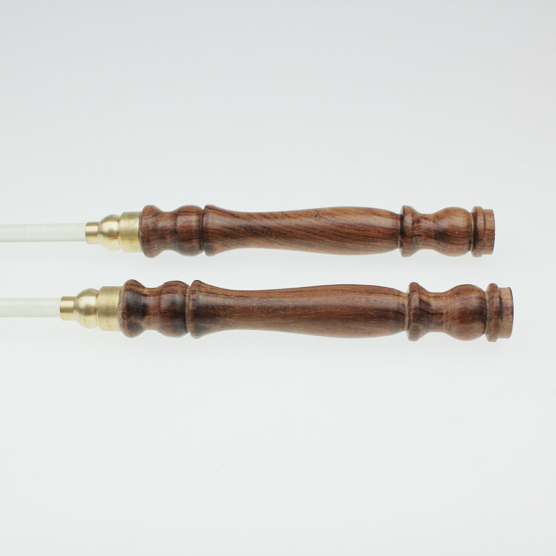 Ruichi Brazilian rosewood handle transparent rod body copper head empty bamboo shake pole feeding line