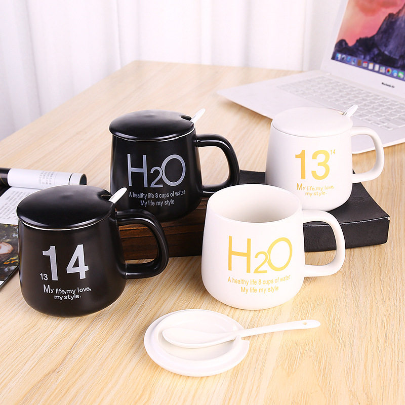 Custom mug 520 couple cup water cup coffee cup ceramic cup advertising cup custom logo pattern printing