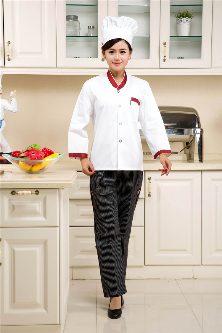 Veste chef cuisinier en polyester - Ref 1910908 Image 15