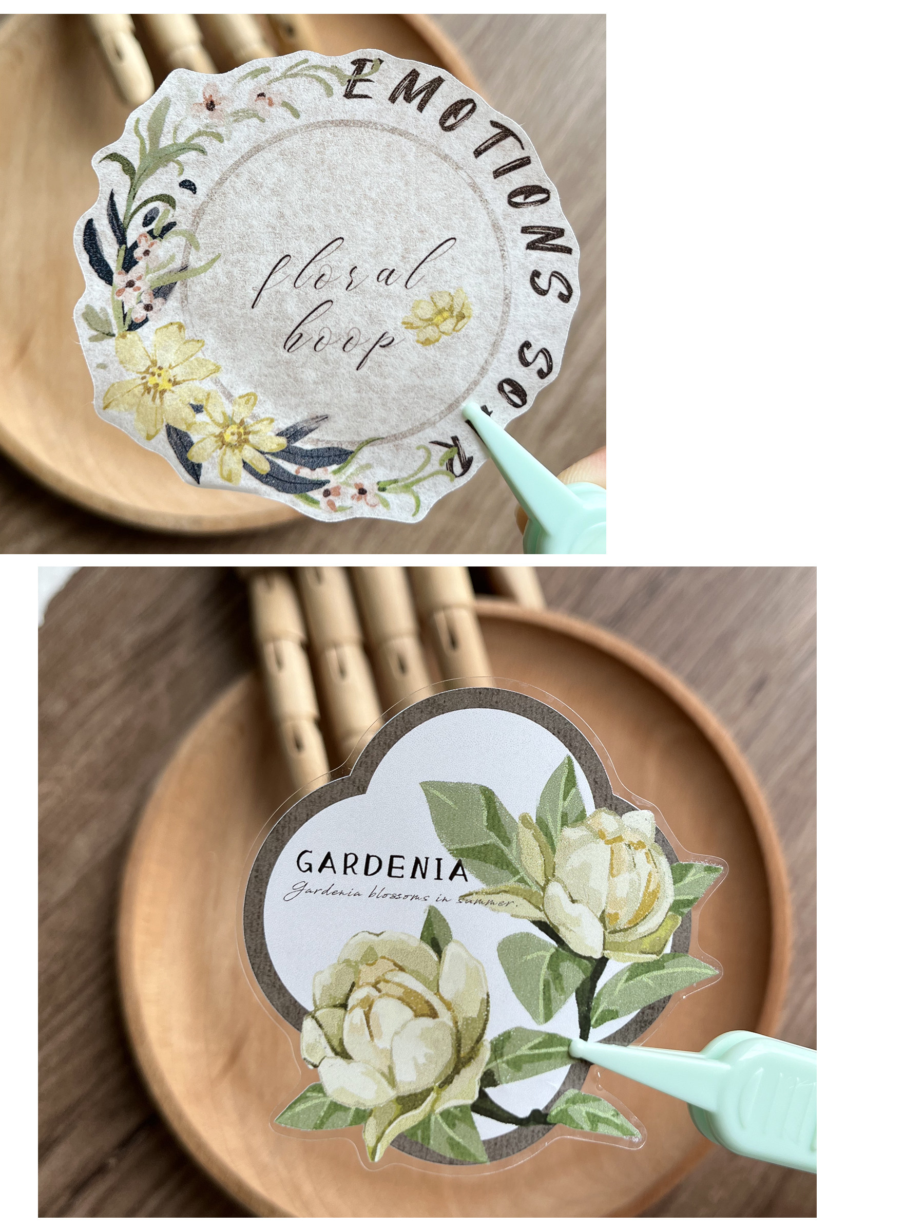 Vintage Blume Schmetterling Wörter Gitter gestanzt Haustier Washi Bänder Handwerk liefert DIY Scrapbooking-Karte machen dekorative Plan Aufkleber – Detail 16