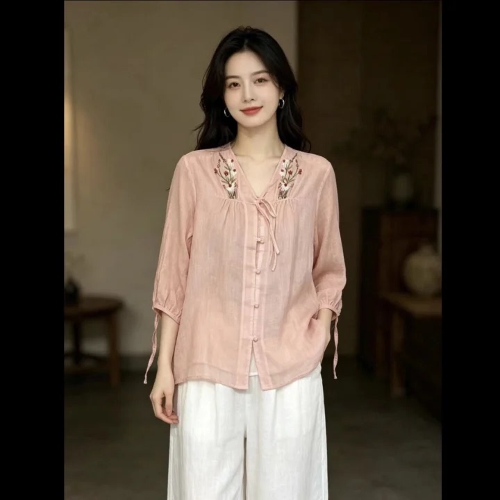 6.16 Huanhuan【Blacklist for Order Fulfillment】9686 Stylish and Versatile Top H608
