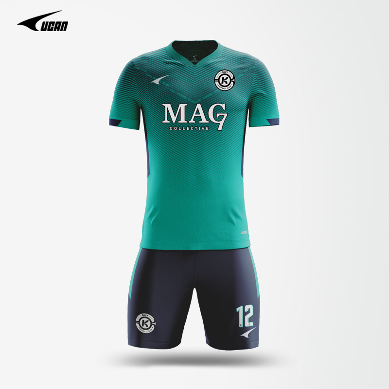 UCAN Ruike football suit suit men's light board team jersey custom adult training suit Short-sleeved sports game suit
