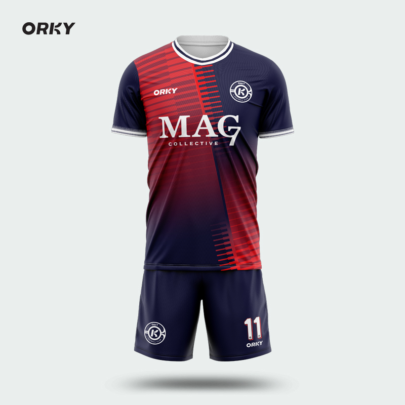 ORKY Workhoi Children's football clothes suit men's custom elementary school children training to serve kindergarten team football clothes