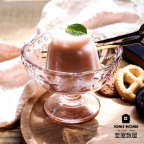 Sweet peach heart-shaped petal salad bowl zakka Japanese love relief ice cream ice cream bowl Dessert cup