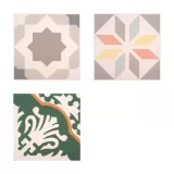 Нордическая туалетная плитка в темно -зеленой ретро маленькие плитки 300 настенные плитки для ванной комнаты кухонная балконная плитка на пол Анти -скольжение