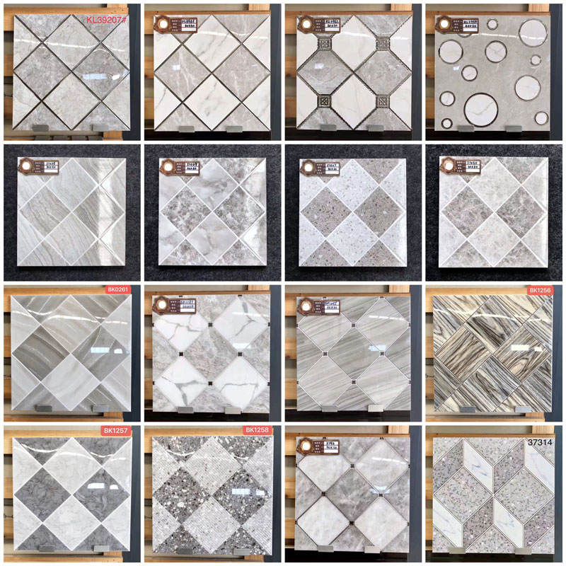 European-style gold-plated glitter polished silver-plated brick wall brick 300x300 living room kitchen and bathroom wall brick imitation jade