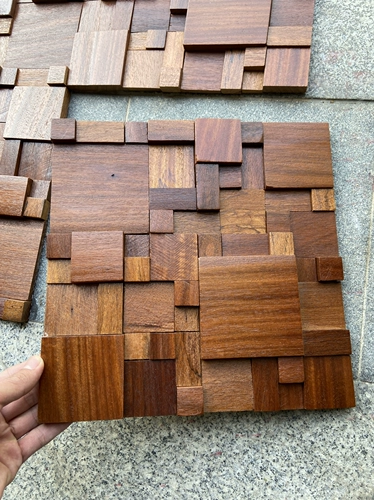 Мозаика с твердым деревом китайская трехмерная деревянная квадратная салон красоты интернет-кафе старая лодка дерево log