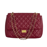 ZARA Красная сумка через плечо для невесты, вместительная и большая цепь, сумка подмышку, на цепочке