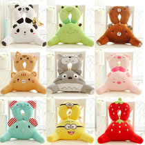 Waist Leaning Pillow Office Seat Back Cushion U Type Neck Protection Pillow Car Back Cushion Chair Backrest Cushion Headboard