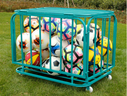 Can fit 13 Ball folding Ball Stacked Basketball Cart Basketball Court Training Equipment Ball caravan Storeroom Supplies