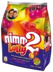 German nimm2 STORCK fruit lollipop flavor multivitamin 20 price
