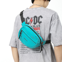 Nylon senior niche design boys chest bag bag trend simple boy chest bag bag pure color