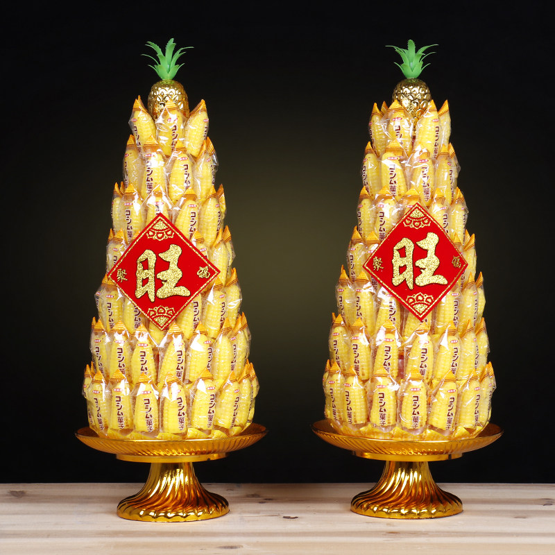 Golden Jade Full Sky Corn Sugar Tagon China's Minnan Bye-bye for Pint Chaoshan Mid-Autumn baijiu Yumantang Golden Jade Full of Corn Tower-Taobao