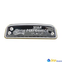 HUANG YELLOW CARD 102 10 HOLE 20 TONE BLUES BOAT HARMONICA Folk BLUES C TONE BEGINNER 12 tone